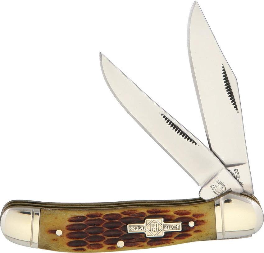 Rough Rider Copperhead Amber Bone KB207 by Rough Rider