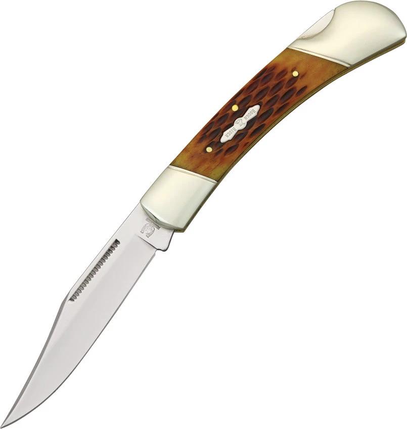 Rough Rider Folding Hunter Amber Bone KA01 by Rough Rider