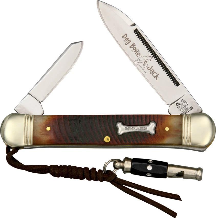 Rough Rider Dog Bone Muskrat KB268 SAWCUT BONE by Rough Rider