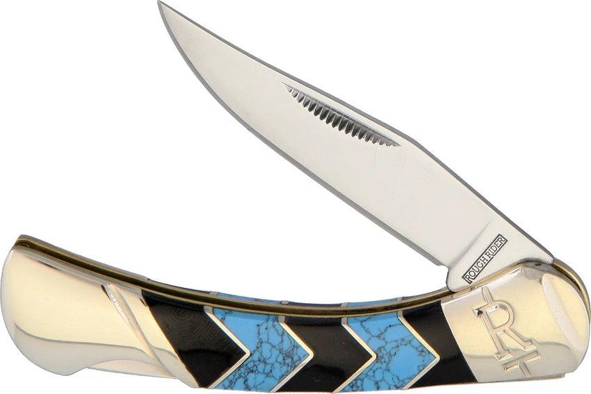 Rough Rider Turquoise Peak Lockback KA15 / RR1576 by Rough Rider