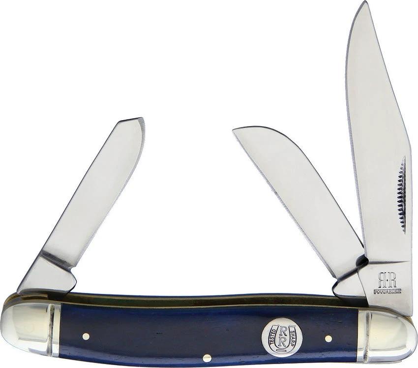 Rough Rider Stockman Blue Smooth Bone KB309 BLUE SMOOTH BONE by Rough Rider
