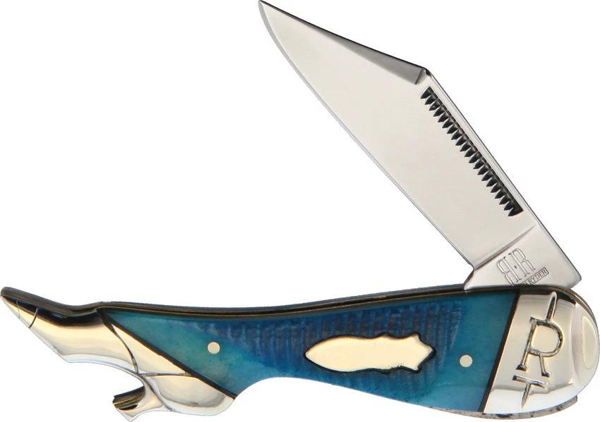 Rough Rider Black and Blue Leg Knife KB114R RR2122 by Rough Rider