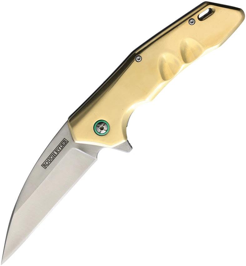 Rough Rider Brass Linerlock RR2179 BZ011406 by Rough Rider