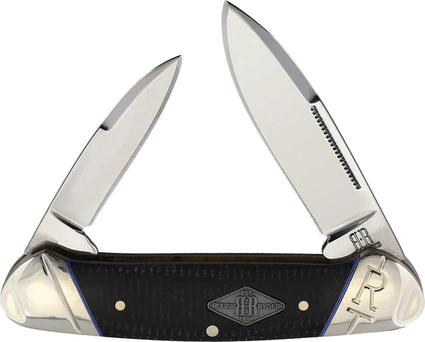 Rough Rider Canoe Black Micarta RR2209 / KB203R by Rough Rider