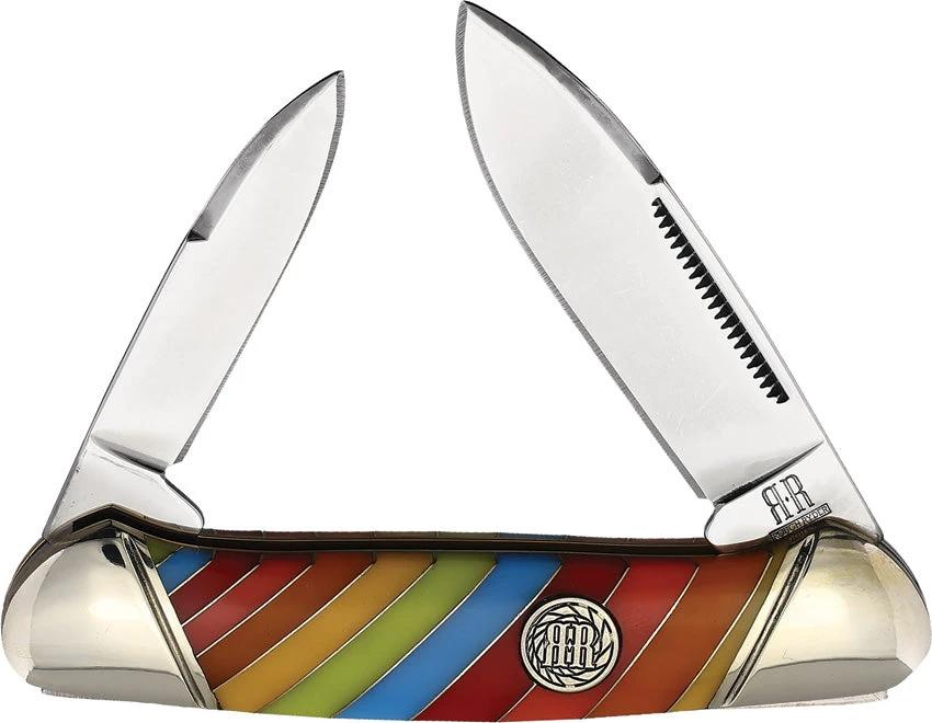 Rough Rider Canoe Knife Lollipop Series RR2469 KB203 Mirror Finish Stainless Blades For Collectors by Rough Rider