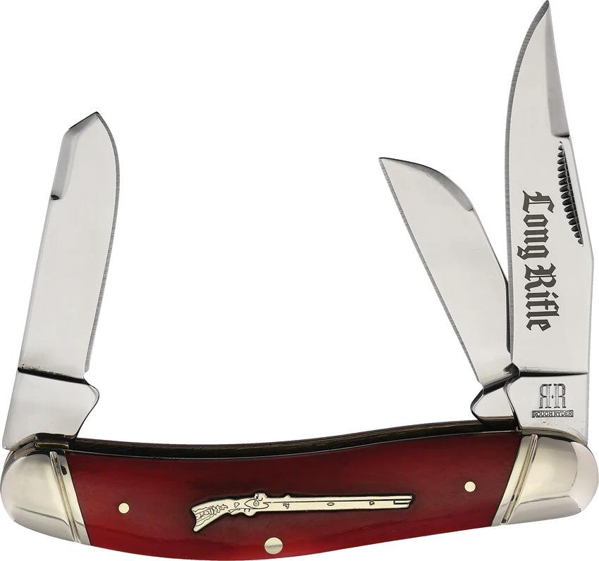 Rough Rider Long Rifle Sowbelly Red KB302 by Rough Rider