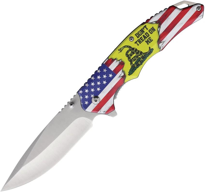 Rough Rider Linerlock A/O Don't Tread Flag RR2686 by Rough Rider