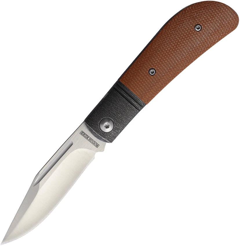 Rough Rider Slip Joint Polished Micarta BF210891 RR2698 by Rough Rider