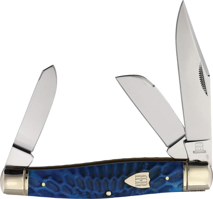 Rough Rider Large Stockman Blue Dragon Bon RR2715 KB308 by Rough Rider