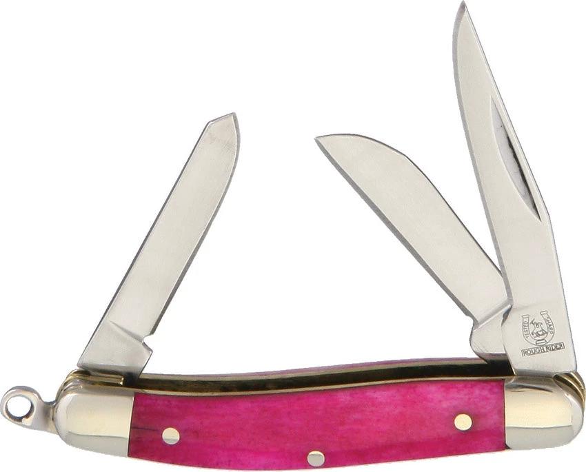 Rough Rider Tiny Stockman Pink Bone KB336-2" PINK by Rough Rider