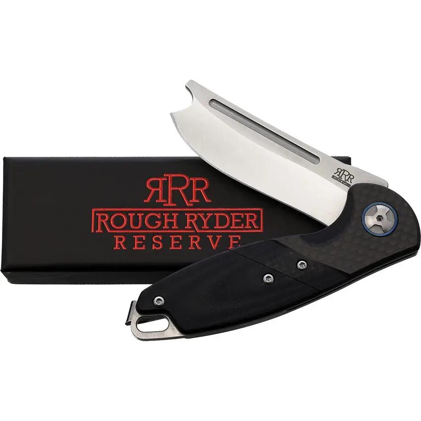 Rough Ryder Reserve One Arm Razor Linerlock - Assisted Opening With 2.75 Inch Satin D2 Blade by Rough Ryder Reserve