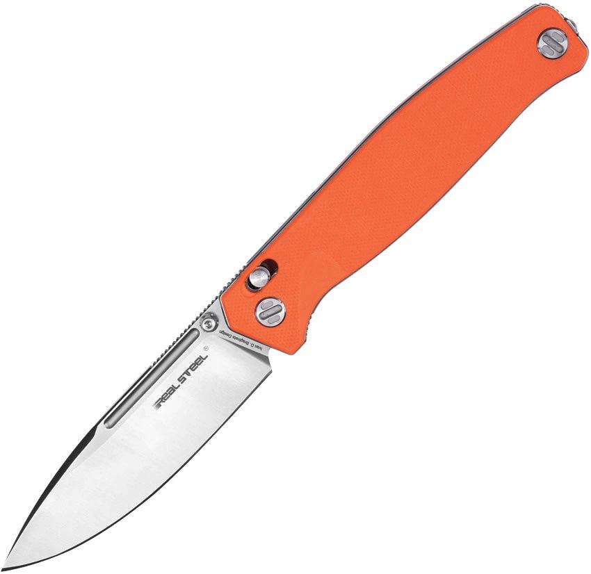 Real Steel Huginn Slide Lock Orange G10 7651OS by Real Steel