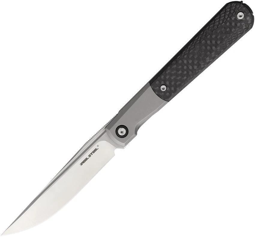 Real Steel Barlow RB-7 Framelock CF 7894 by Real Steel