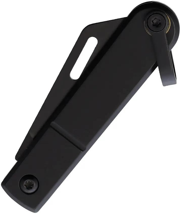 Real Steel Baby Barlow EDC Pocket Knife - Compact Everyday Carry With Black Blade And 12C27 Sandvik Steel by Real Steel