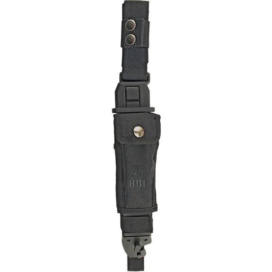 K25 Tactical Knife 32067 - Titanium Coated 7 Inch Blade, Full Tang, Black Nylon Sheath by K25