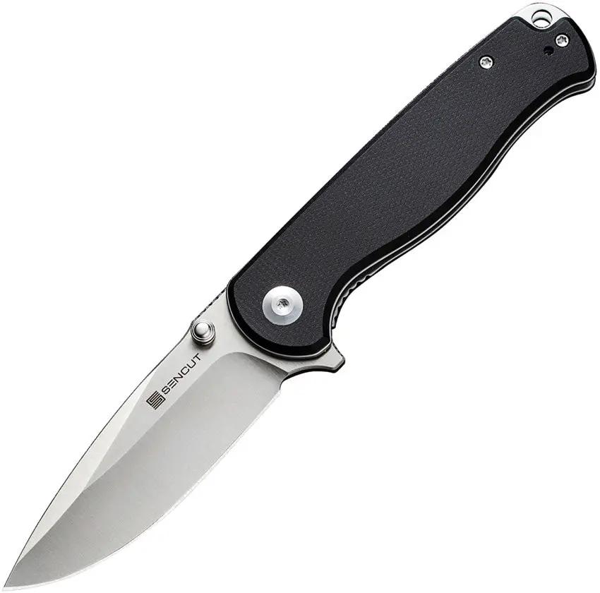 SENCUT Errant Linerlock Black Micarta S23054B-3 by SENCUT