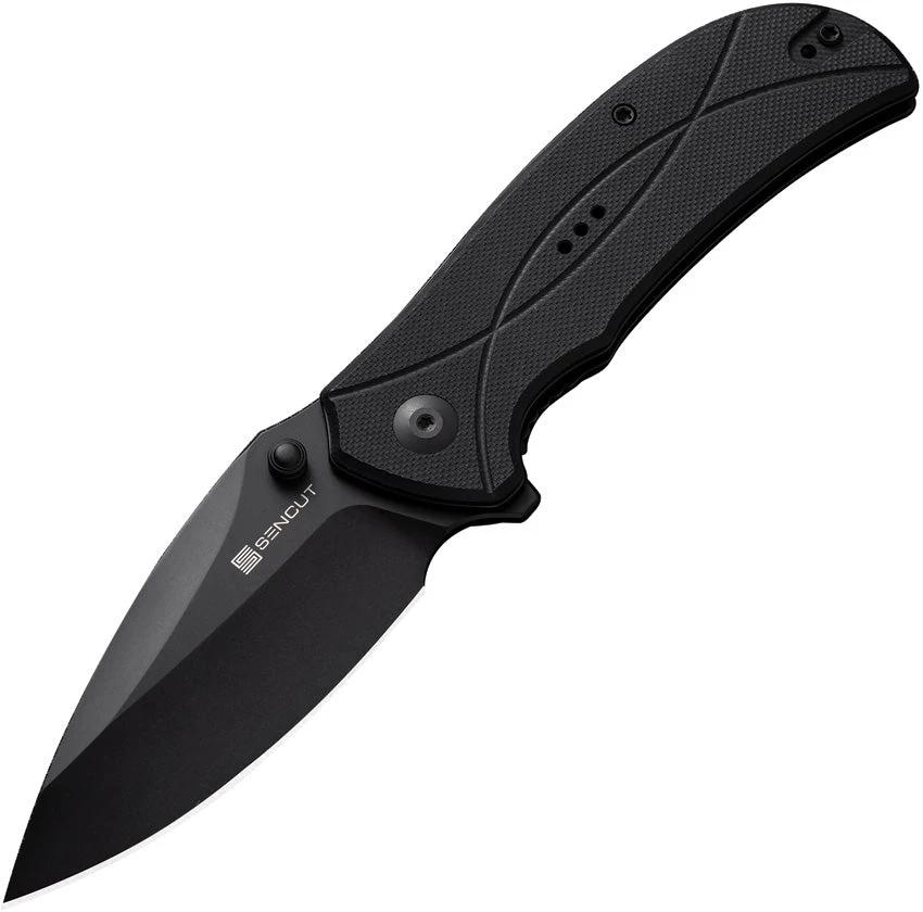 SENCUT Hyrax Linerlock Black S23097-1 by SENCUT
