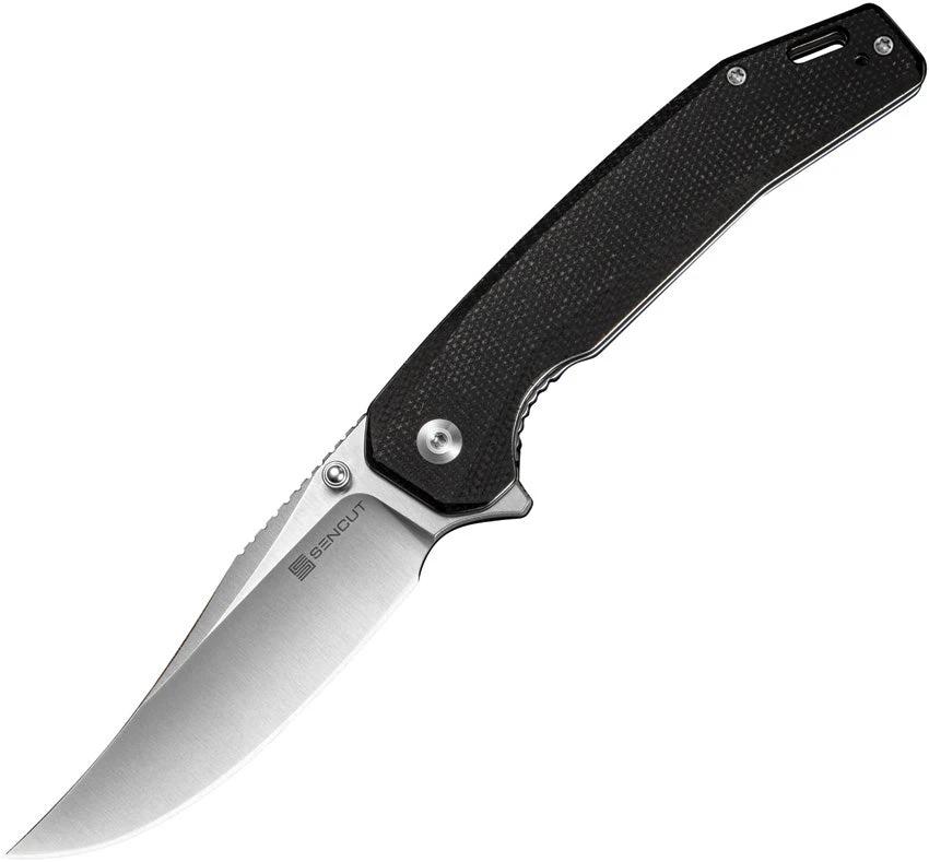 SENCUT Vornix Linerlock Black Micarta S250382 by SENCUT
