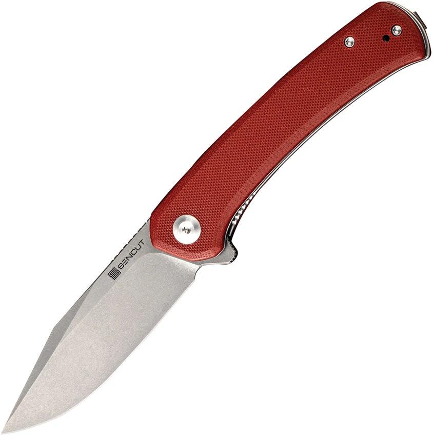SENCUT Snap Linerlock Burgundy G10 SA05A-V1 by SENCUT