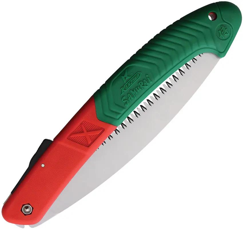 Samurai Kisi Curved Folding Saw 240mm With Double Impulse Hardened Teeth For Durable Cuts by Samurai