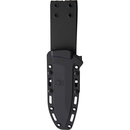 Spartan Blades Damysus Fixed Blade - 1095 Cro-Van Drop Point Black Micarta Handle Full Tang by Spartan Blades