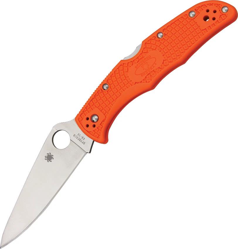 Spyderco Endura 4 Lockback Orange C10FPOR by Spyderco