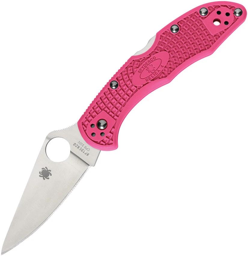 Spyderco Pink Heals Delica Lockback C11FPPNS30V by Spyderco