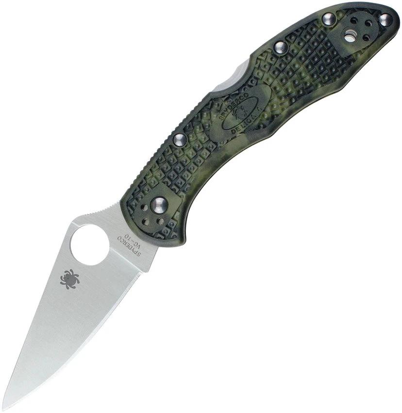 Spyderco Delica 4 Lockback Zombie C11ZFPGR by Spyderco