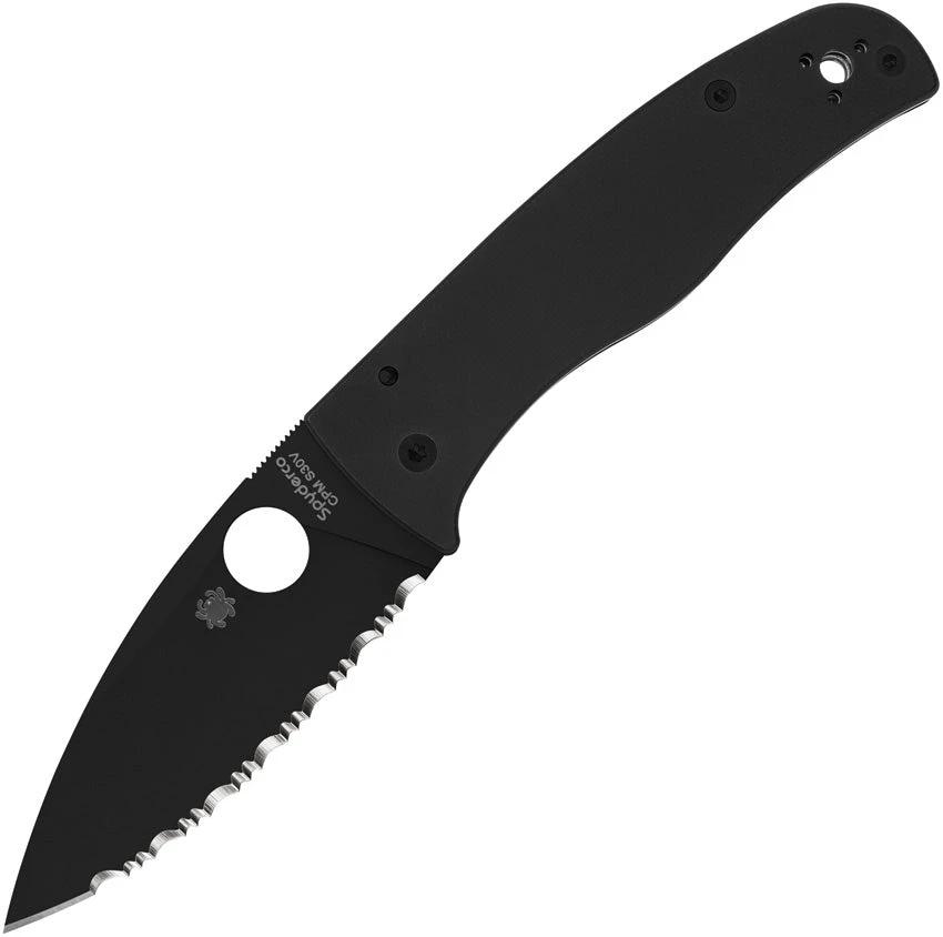 Spyderco Bodacious Compress Blk DLC C263GSBK by Spyderco