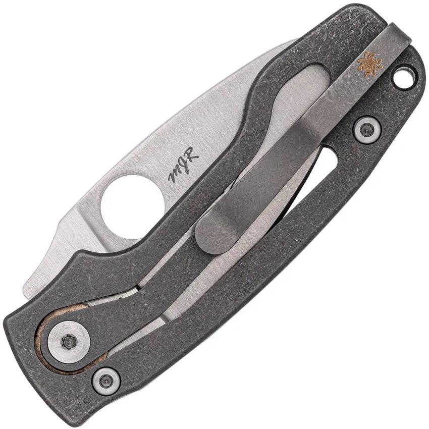 Spyderco PITS 2 SlipIt Knife - Premium Titanium Handle And M398 Satin Blade For EDC Enthusiasts by Spyderco
