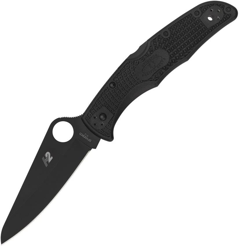 Spyderco Pacific Salt 2 Lockback Knife TiNi Coated H2 Steel Blade Corrosion Resistant For Outdoor Adventurers by Spyderco