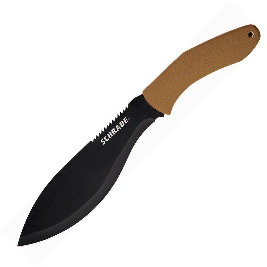 Schrade Frontier Machete 17in Sawback Full Tang Outdoor Camp Knife For Clearing Brush by Schrade
