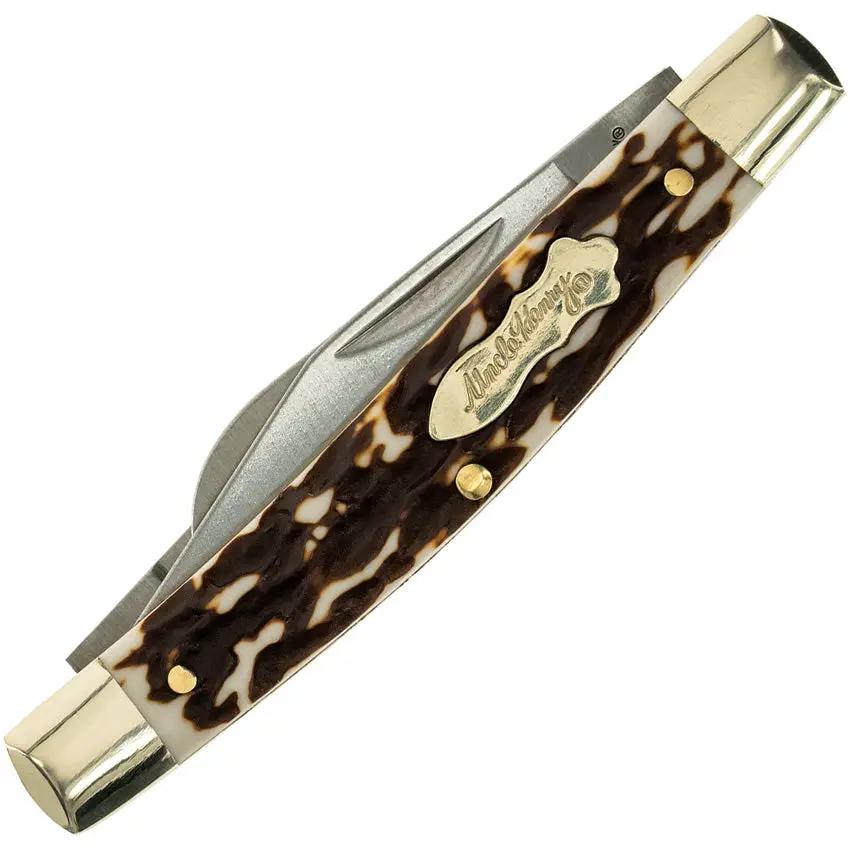 Schrade Rancher Next Gen 1136002 Folding Knife - Three Satin Blades For Everyday Utility And Outdoor Tasks by Schrade