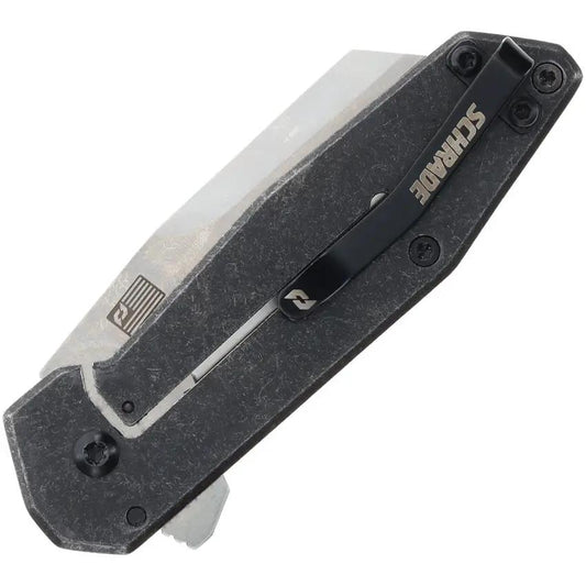 Schrade Slyte Framelock D2 Blade Knife - One Handed EDC Precision and Reliability by Schrade