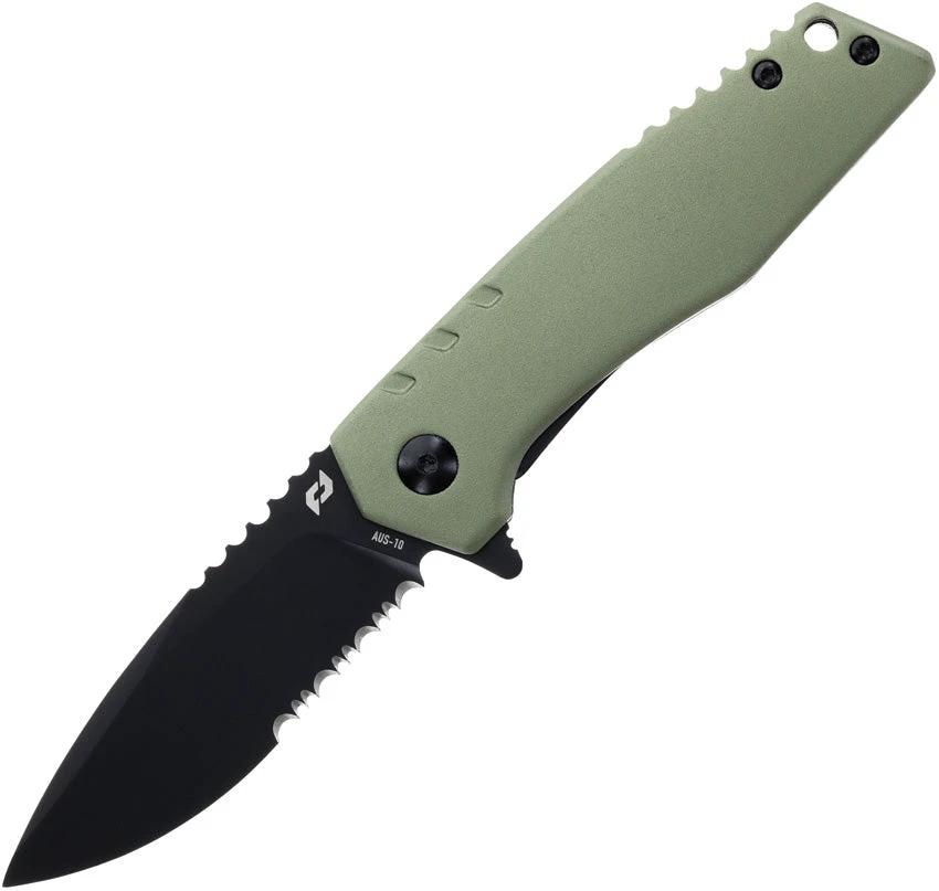 Schrade Artillery Linerlock Green 1159312 by Schrade
