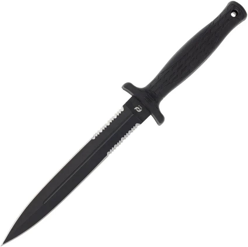 Schrade Needle Magnum Fixed Blade Knife - 6 Inch Partially Serrated AUS 8 Blade For Outdoor Survival by Schrade