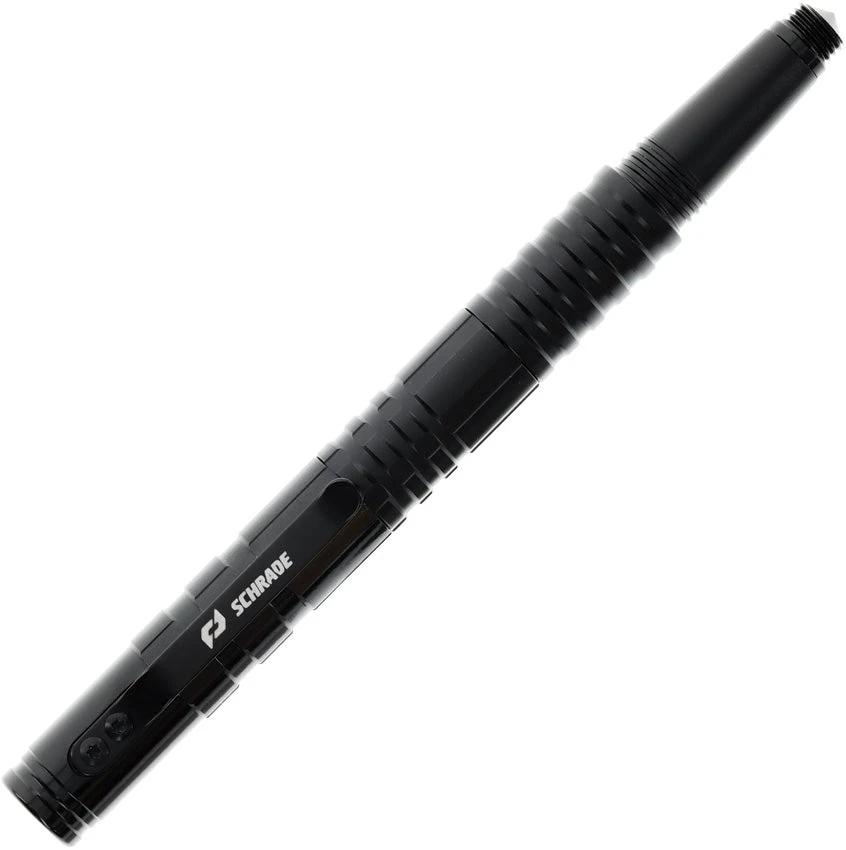 Schrade Reckon Ultimate Pen All In One Survival Tool - Compact EDC With Glass Breaker And Ferro Rod