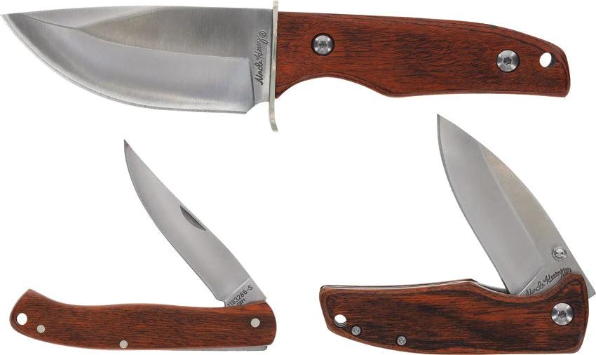 Schrade Uncle Henry Fixed/Folder Set 1183286 by Schrade