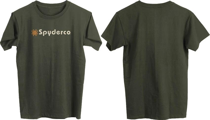 Spyderco Logo T-Shirt Green 2XL TS03GR2XL by Spyderco