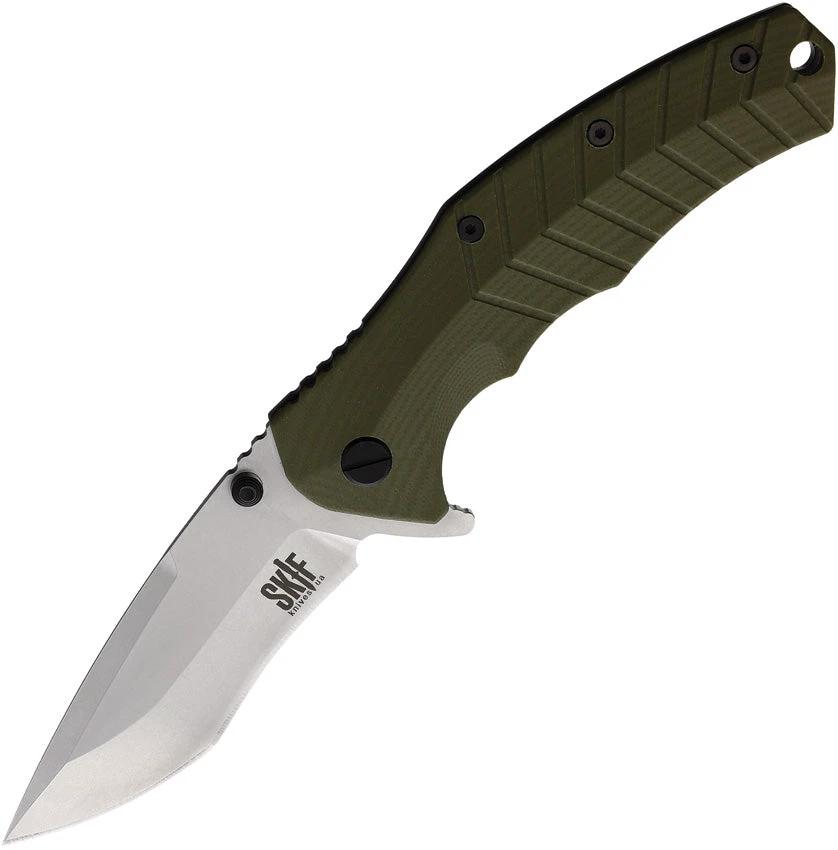 SKIF Knives Griffin Framelock SW Olive 422SEG by SKIF Knives