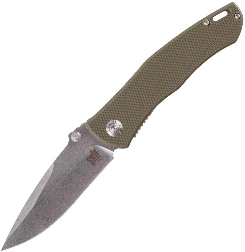 SKIF Knives Swing Linerlock SW Olive IS-002OG by SKIF Knives