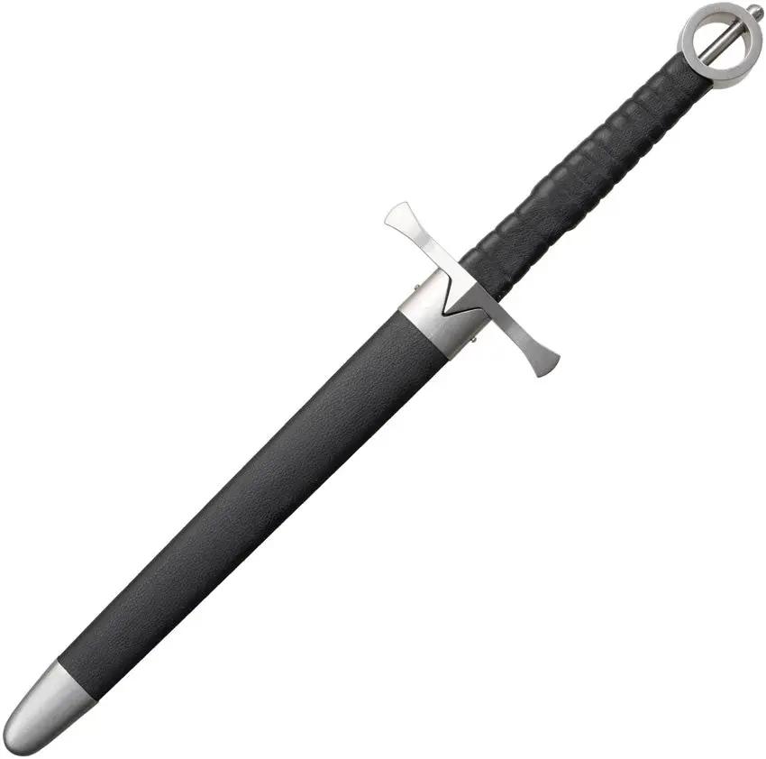 Legacy Arms Irish Dagger SL0022 - Full Tang 11.25 Inch Satin Blade With Black Leather Wrapped Handle by Legacy Arms