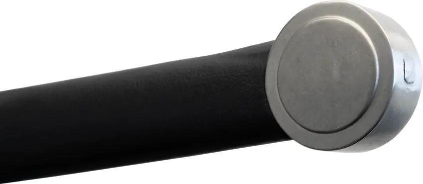 Legacy Arms Knight's Riding Sword SL7051 - Satin 5160 Carbon Steel Blade, Steel Guard, Black Leather Scabbard by Legacy Arms