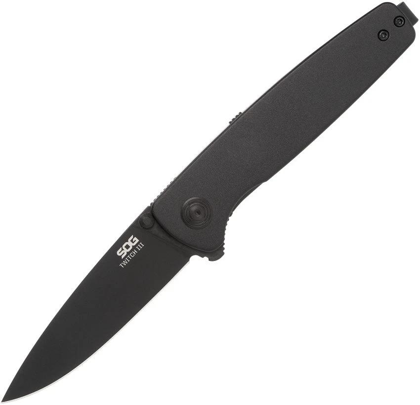Sog Twitch III Linerlock Black SOG-11-15-01-43 by Sog