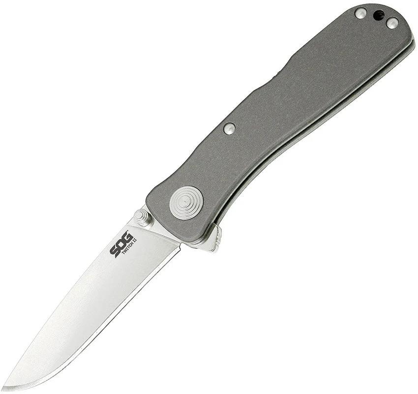 SOG Twitch II A/O Satin Drop Point TWI8-BX by SOG