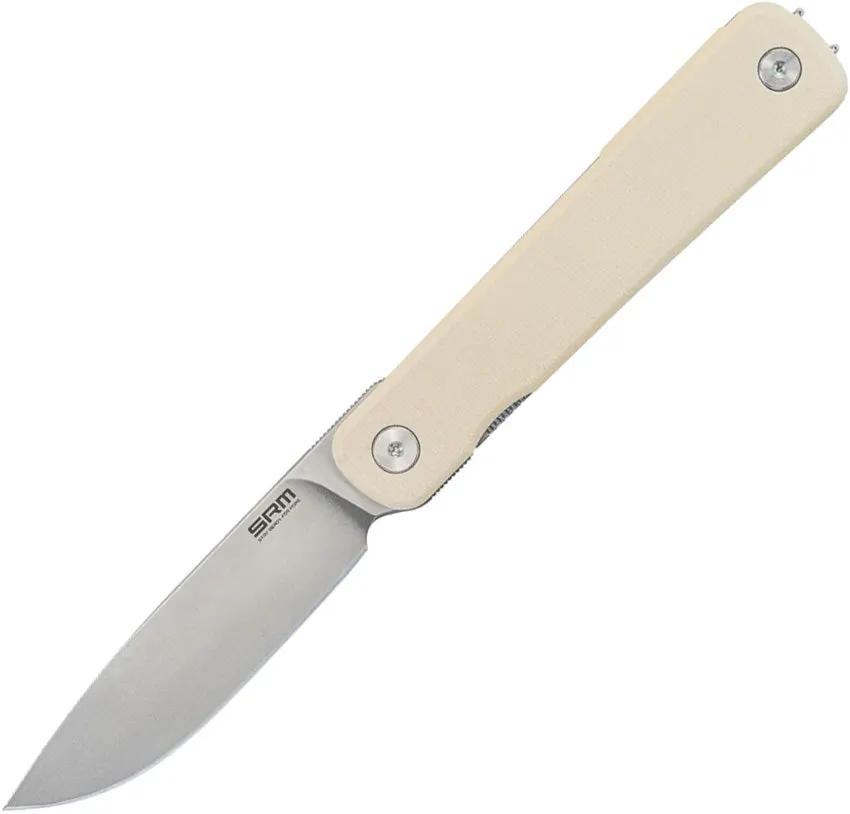 SRM Knives Palfrey Framelock Ivory 135L-GT by SRM Knives