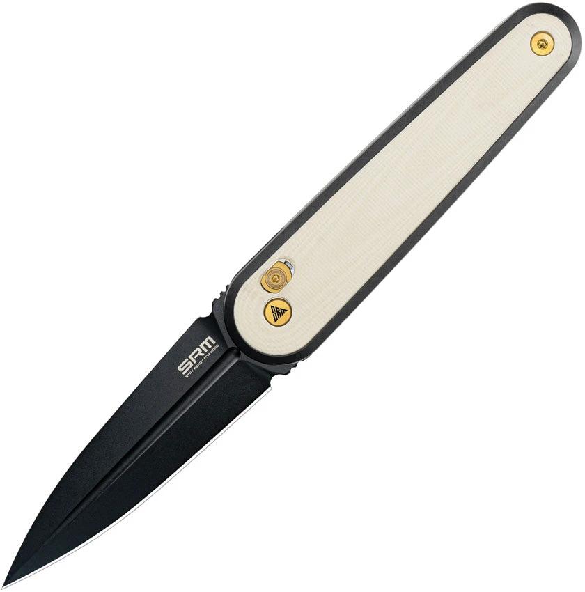 SRM Knives Twin 251MB Ambi-Lock Ivory 251MB-GT2 by SRM Knives