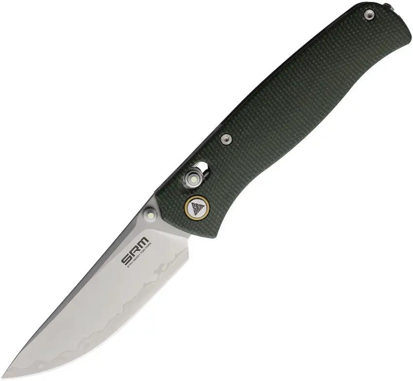 SRM Knives Medal Ambi Lock Green Mic 255L-MG2 by SRM Knives