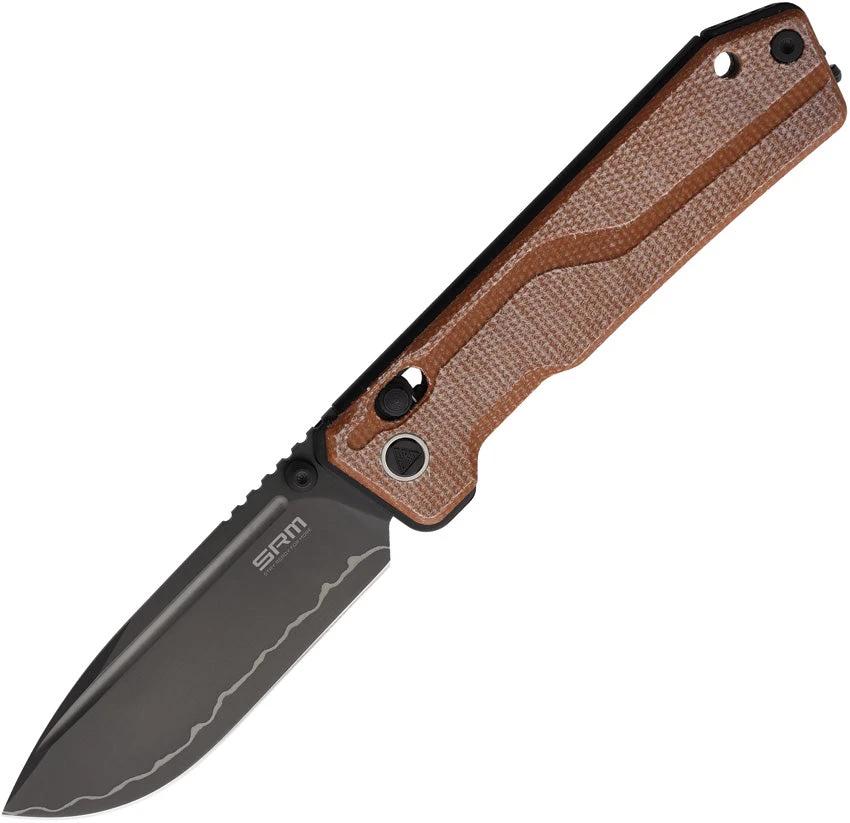 SRM Knives Rubik Ambi Lock Blk Orange 7228B-MN2 by SRM Knives