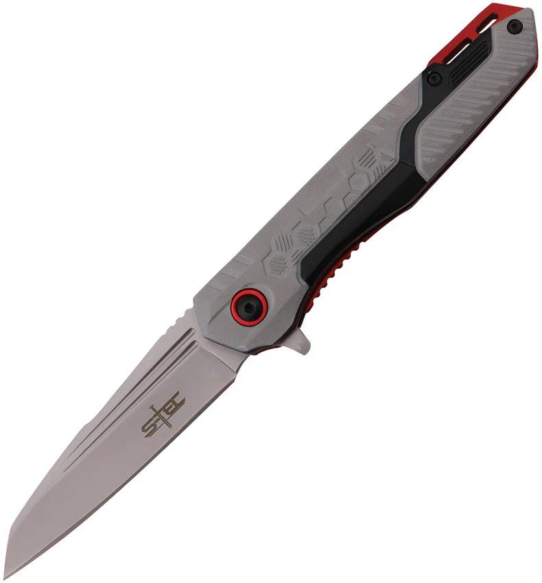 S-TEC Linerlock A/O Gray/Red T271278 by S-TEC